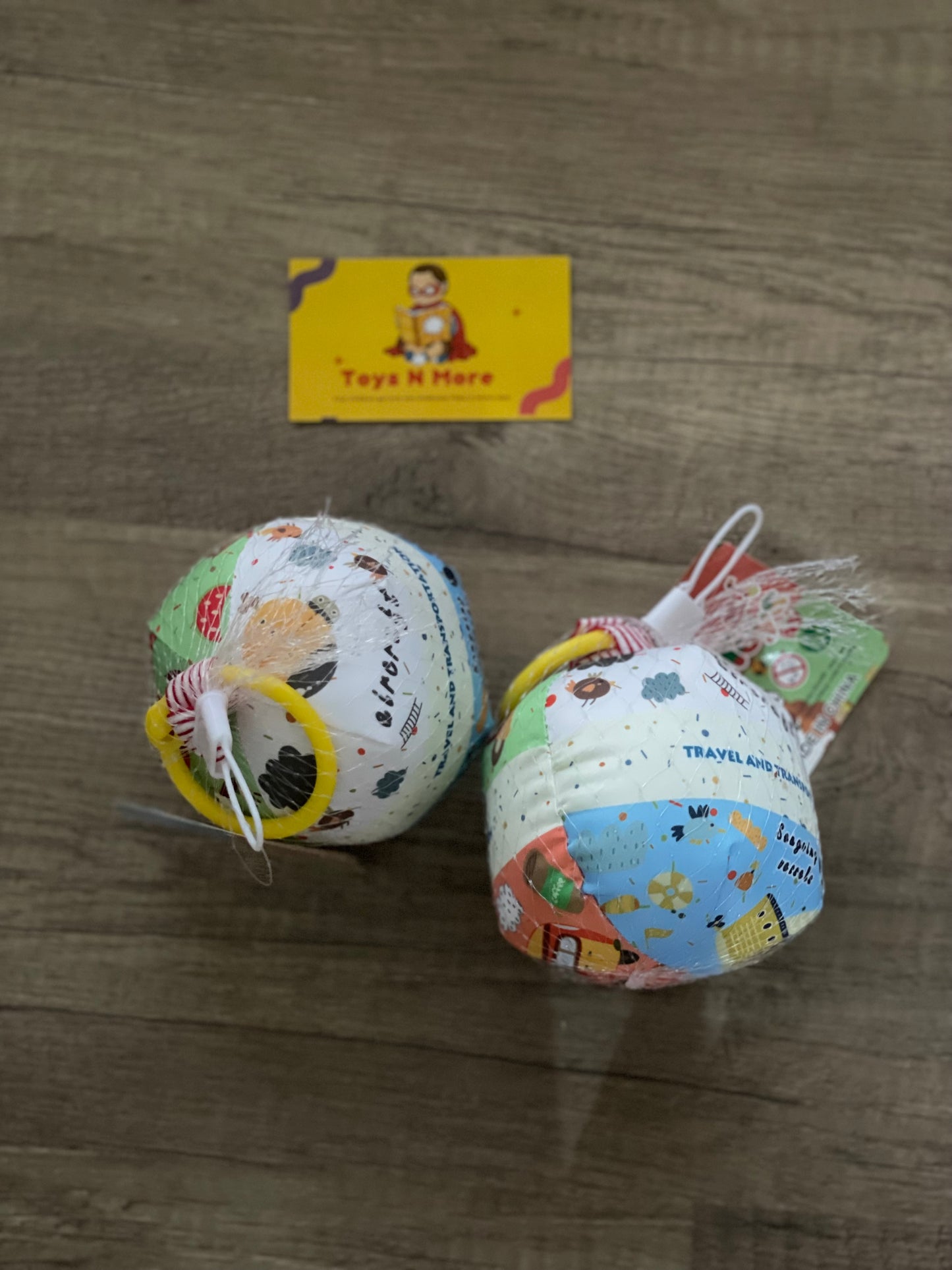 Soft Ball Rattle with holder