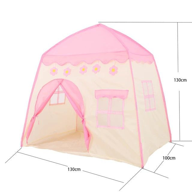 Kids Castle Tent 130×100×100 cm – Magical Indoor Playhouse for Imaginative Fun