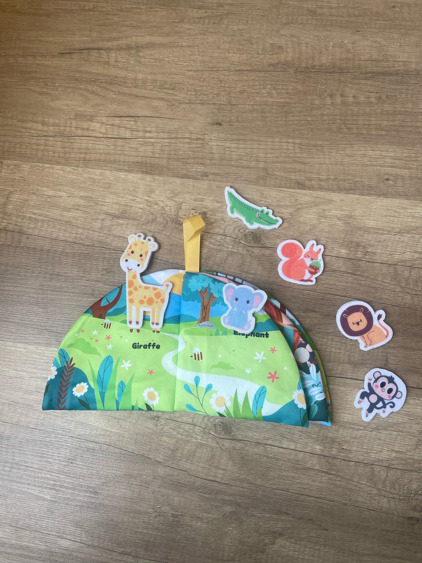 Half Circle Interactive Cloth Book