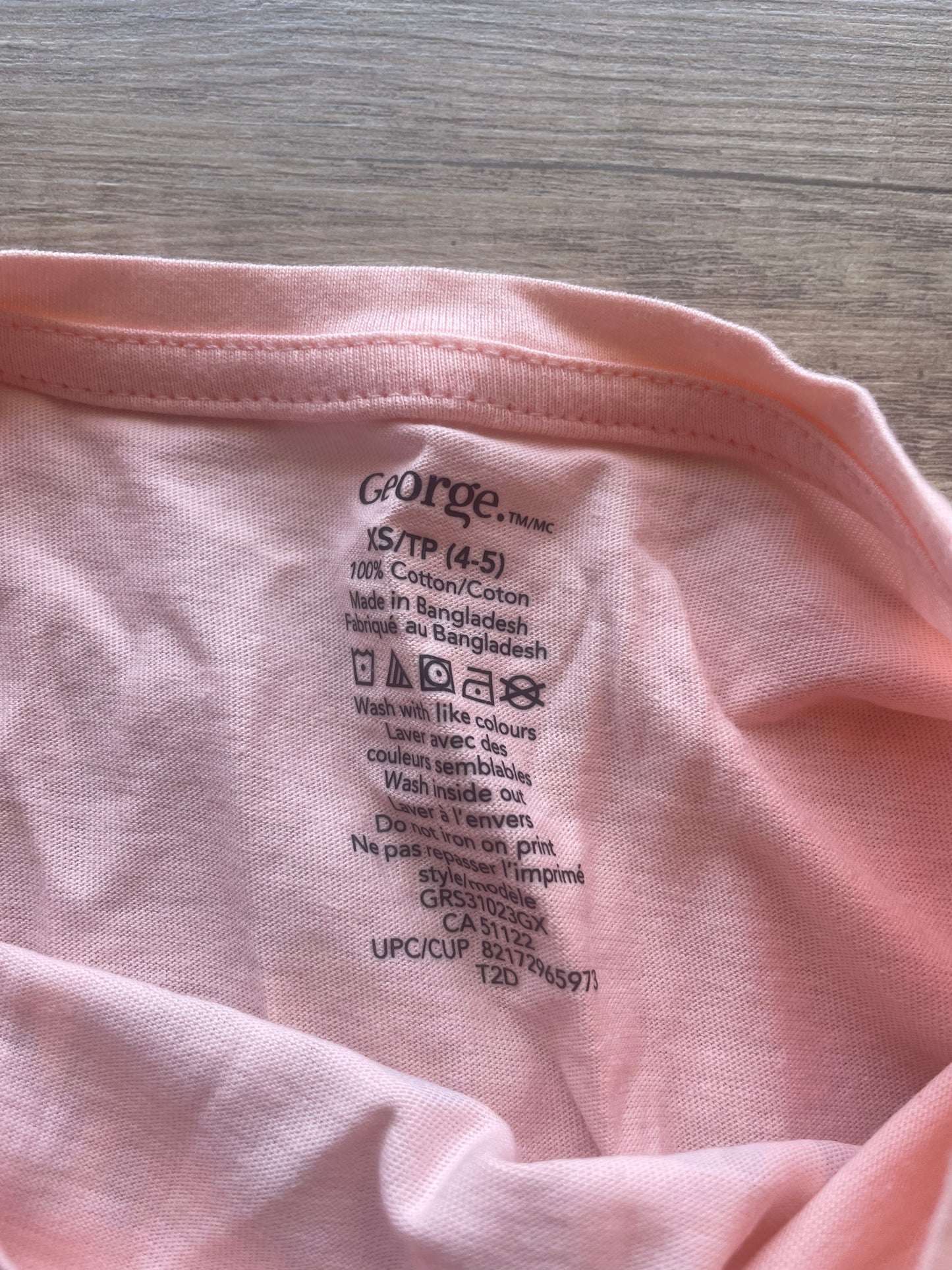 Girls Pink Shirt