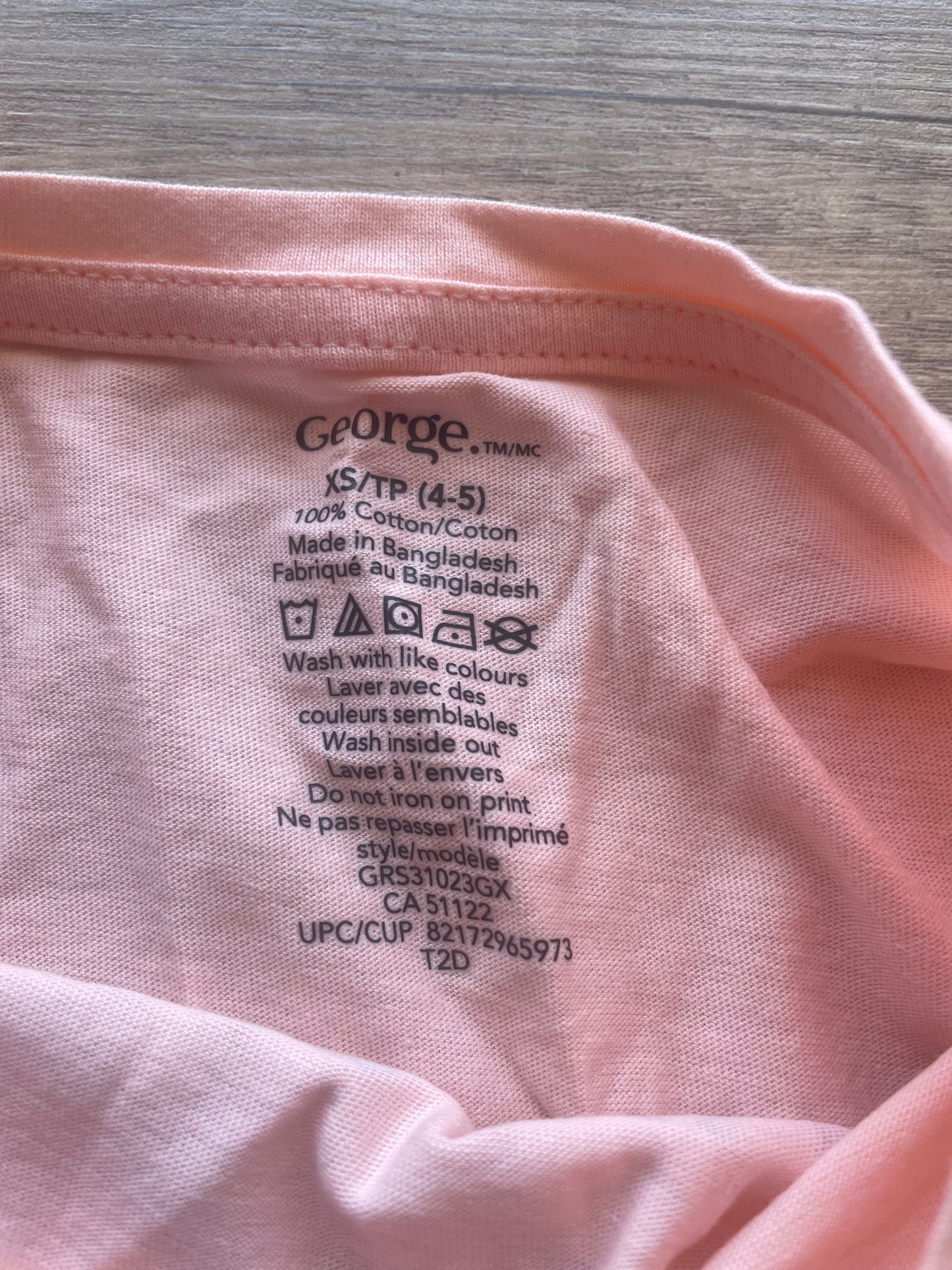 Girls Pink Shirt