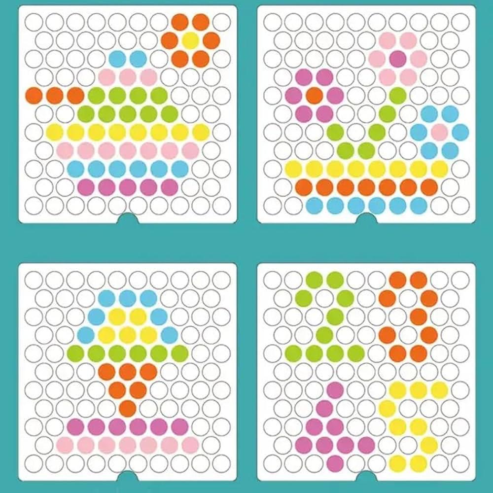 Beads Memory Matching & Sorting Game – Montessori Classification & Focus Toy