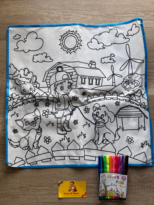 Reusable Coloring Mat