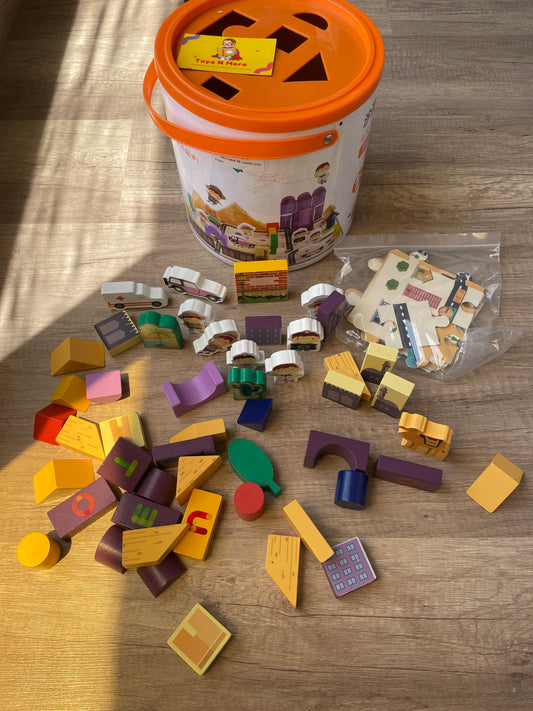 Wooden Blocks-مكعبات خشب