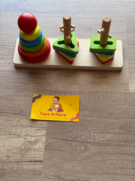 Rainbow Tower with Problem Solving