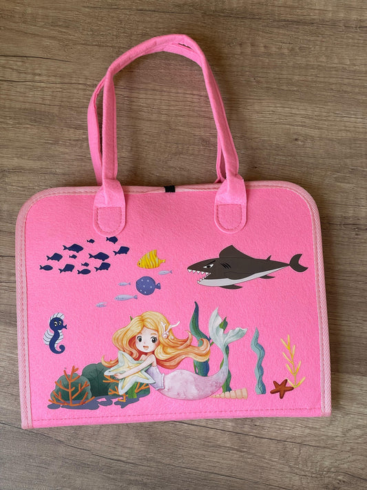 Montessori Pink Mermaid Busy Book