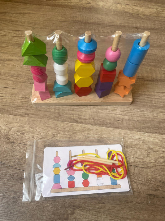 Montessori Bead Sequencing Set