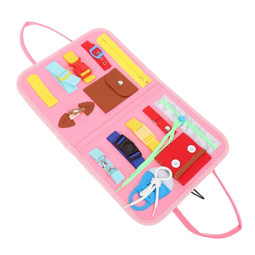 👜 Pink Busy Book