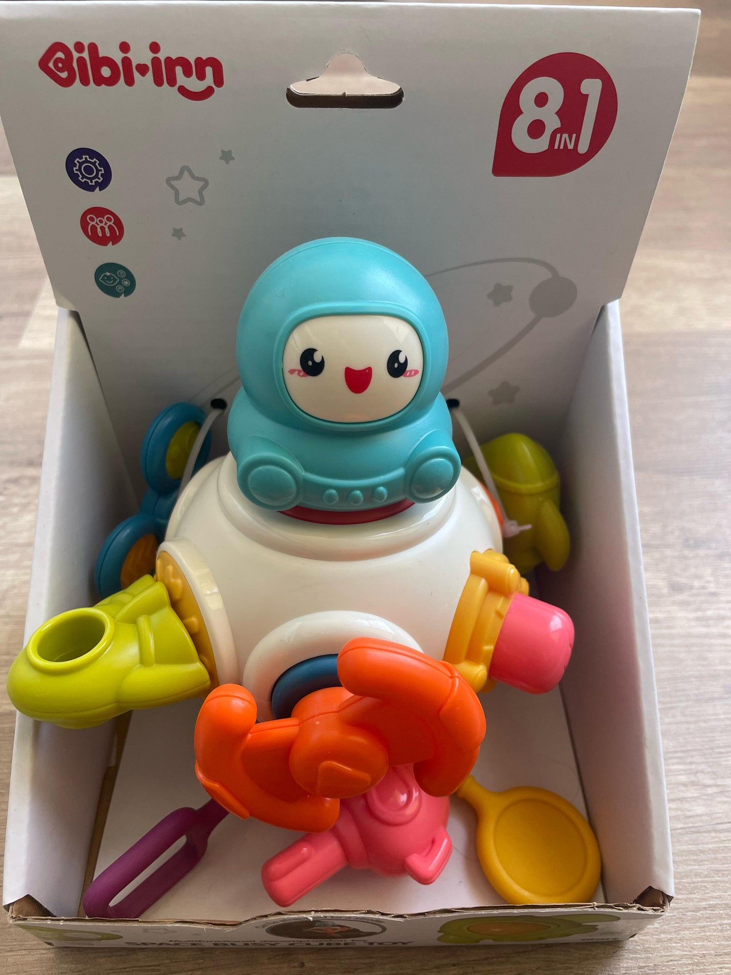 Astronaut 8 in 1 Pull String Toy