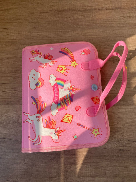 Montessori Unicorn Busy Book